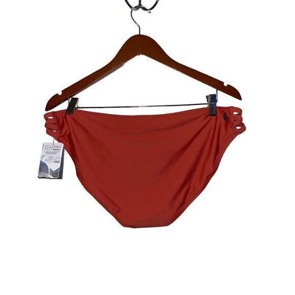 NWT VOLCOM Simply Solid Full Coverage Bottoms Size 12 - Picture 3 of 16
